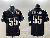 Men's Philadelphia Eagles #55 Brandon Graham Black 2025 Super Bowl LIX Patch Vapor Untouchable Limited Football Stitched Jersey,baseball caps,new era cap wholesale,wholesale hats